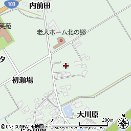 秋田県鹿角市十和田大湯初瀬場23周辺の地図