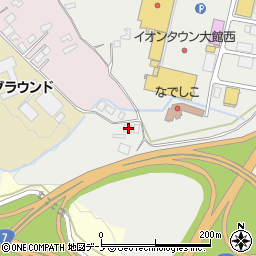 秋田県大館市根下戸新町4-101周辺の地図