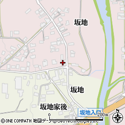 秋田県大館市早口坂地94周辺の地図