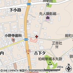 秋田県鹿角市十和田毛馬内古下タ周辺の地図