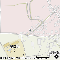 秋田県大館市早口上野岱5周辺の地図
