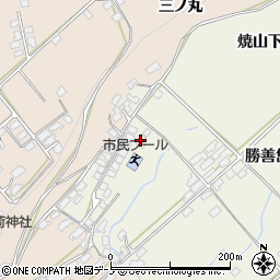 秋田県鹿角市十和田岡田焼山下タ周辺の地図