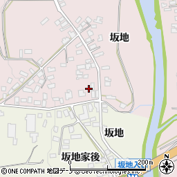 秋田県大館市早口坂地95-1周辺の地図