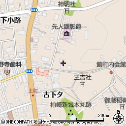 秋田県鹿角市十和田毛馬内柏崎9周辺の地図