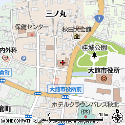 秋田県北障害者就業・生活支援センター周辺の地図
