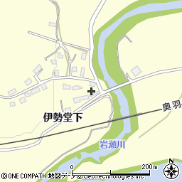 秋田県大館市岩瀬五味周辺の地図