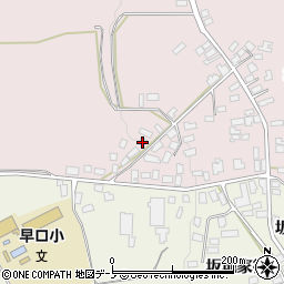 秋田県大館市早口坂地123周辺の地図