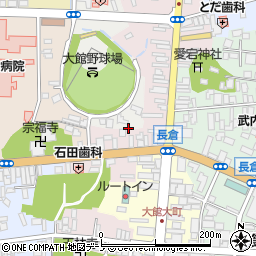 秋田県大館市土飛山下45-1周辺の地図