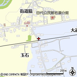 秋田県大館市川口大道下167周辺の地図