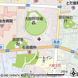 秋田県大館市土飛山下43周辺の地図