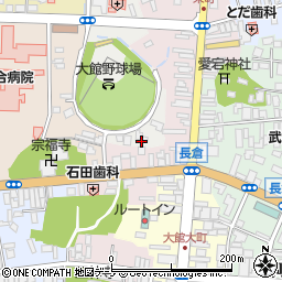 秋田県大館市土飛山下15-8周辺の地図