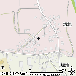 秋田県大館市早口坂地102周辺の地図