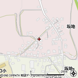 秋田県大館市早口坂地102-1周辺の地図