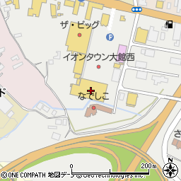 秋田県大館市根下戸新町214周辺の地図