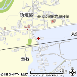 秋田県大館市川口大道下169周辺の地図