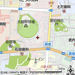 秋田県大館市土飛山下15-4周辺の地図