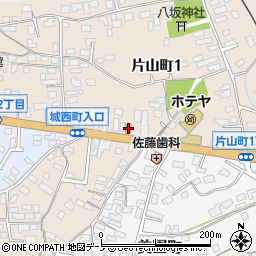 大館片山郵便局周辺の地図