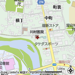 岩手県二戸市福岡横丁38周辺の地図