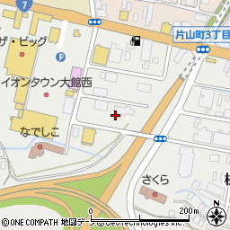 秋田県大館市根下戸新町17周辺の地図