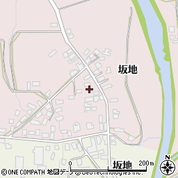 秋田県大館市早口坂地89周辺の地図