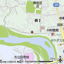 岩手県二戸市福岡横丁29周辺の地図