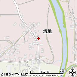 秋田県大館市早口坂地63周辺の地図