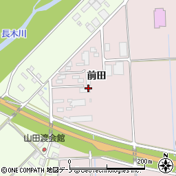 秋田県大館市餅田周辺の地図