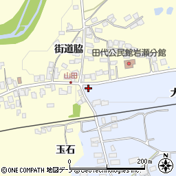 秋田県大館市川口大道下181周辺の地図