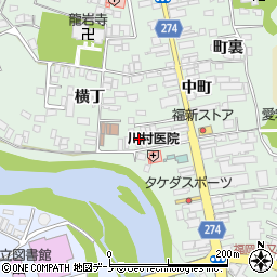 岩手県二戸市福岡横丁39周辺の地図