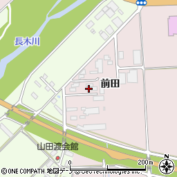 秋田県大館市餅田前田7-9周辺の地図