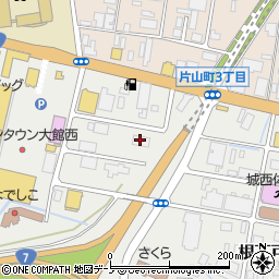 日産部品秋田販売大館営業所周辺の地図