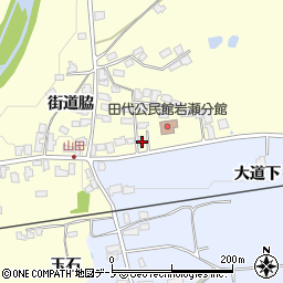 秋田県大館市岩瀬大柳102-1周辺の地図