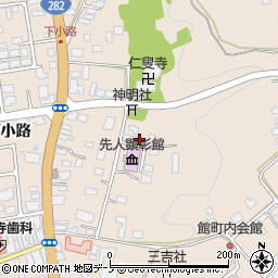 秋田県鹿角市十和田毛馬内柏崎2周辺の地図