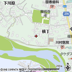 岩手県二戸市福岡横丁15-8周辺の地図