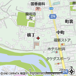 岩手県二戸市福岡横丁17周辺の地図