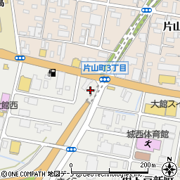 秋田県大館市根下戸新町14周辺の地図
