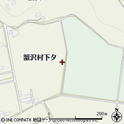 秋田県鹿角市十和田岡田周辺の地図
