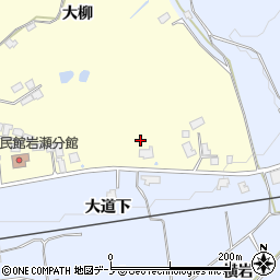 秋田県大館市岩瀬大柳29周辺の地図