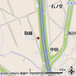 秋田県鹿角市十和田毛馬内取越21周辺の地図