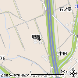 秋田県鹿角市十和田毛馬内取越30周辺の地図