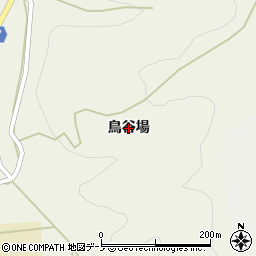 秋田県藤里町（山本郡）藤琴（鳥谷場）周辺の地図