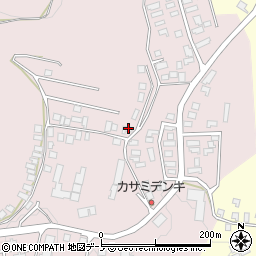 秋田県大館市早口深沢岱37-31周辺の地図