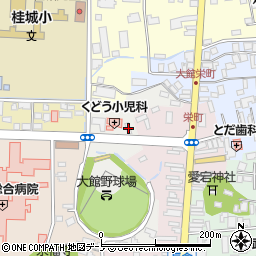 秋田県大館市土飛山下26-9周辺の地図