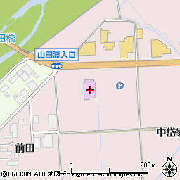 秋田県大館市餅田前田44周辺の地図