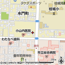 株式会社ワイエス管材　大館営業所周辺の地図
