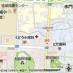 秋田県大館市土飛山下32-1周辺の地図