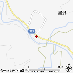 秋田県大館市雪沢黒沢49-2周辺の地図