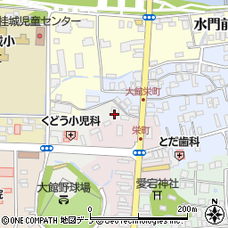 秋田県大館市土飛山下32-3周辺の地図