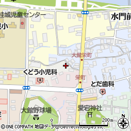 秋田県大館市土飛山下32-4周辺の地図