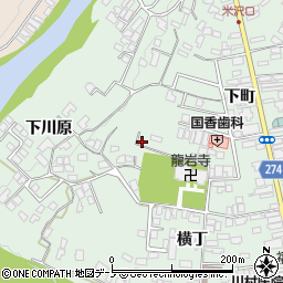 岩手県二戸市福岡裏小路74周辺の地図